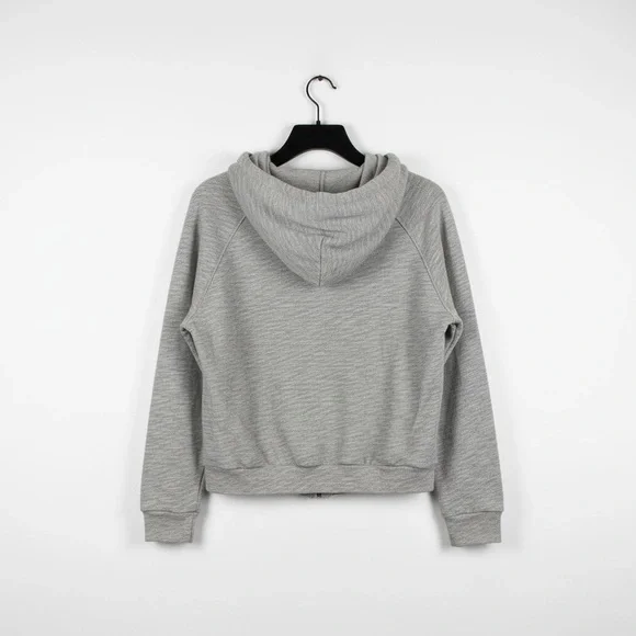 Hollister Gray Full Zip Hoodie Sweatshirt Women’s M - Picture 2 of 5